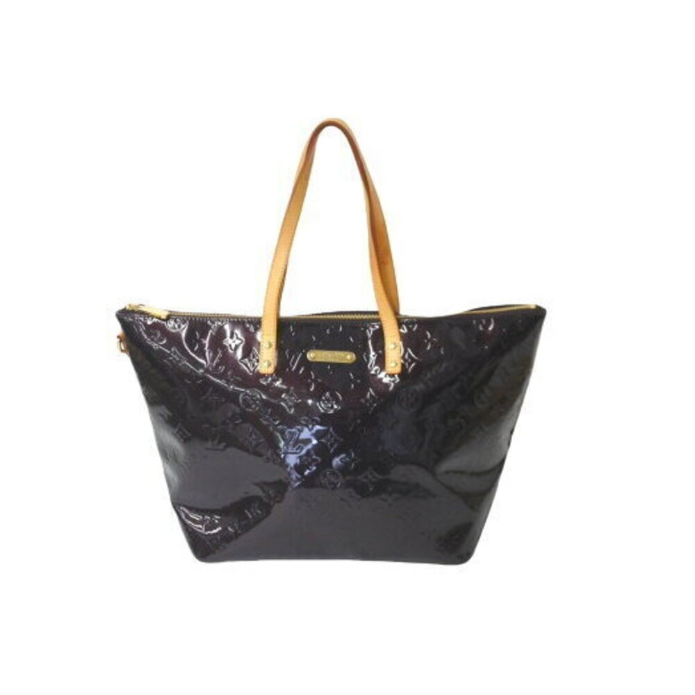 Louis Vuitton Vernis Vervue Tote Bag Amaranth Purple Vernis Patent Leather